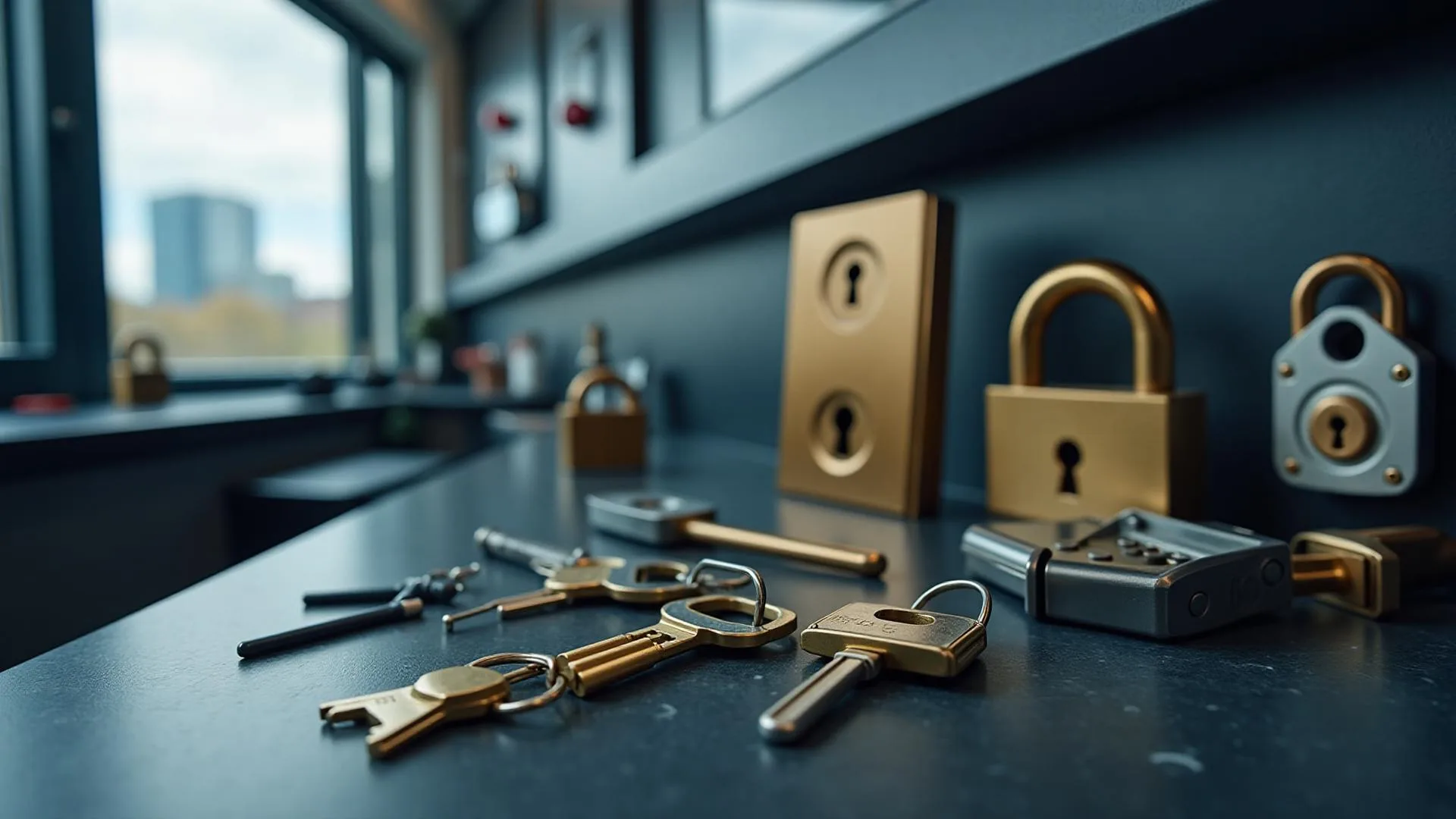 Lock Ninja locksmith helping a customer with an emergency lockout in Belfast